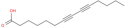 Tetradecan 7,9 diynoic acid